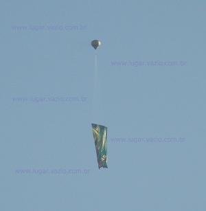 Foto de soltura de balão no Rio