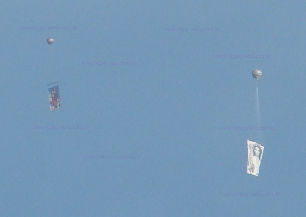 Soltura de balões no Rio