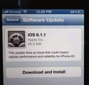 IOS Update