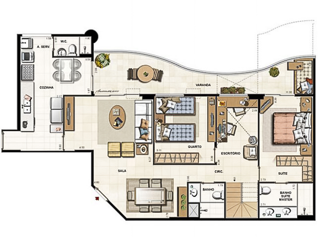 Planta Primeiro Andar