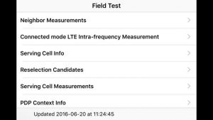 Modo de Campo - tela