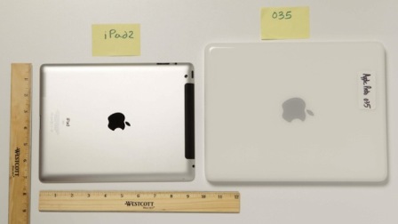 Comparação iPad protótipo